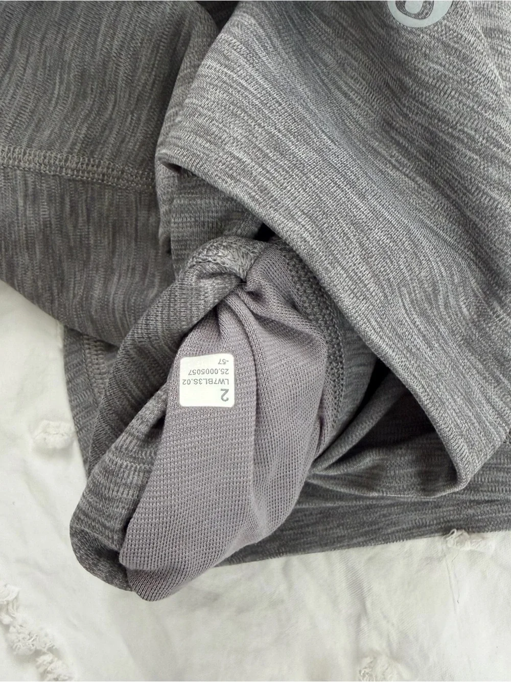 Lululemon Align High-Rise Short 6” Heathered Core Medium Grey Size 2 NWOT